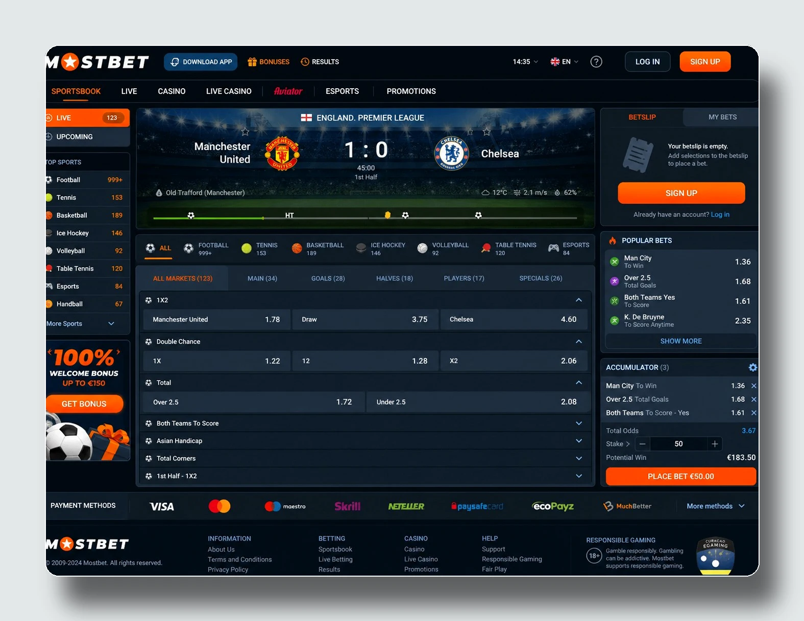 Mostbet — ξενες στοιχηματικες